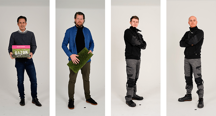Teamleden van Kunstgrasnet